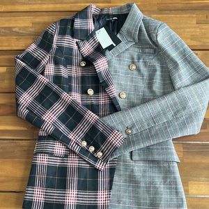 Fashion nova plaid blazer